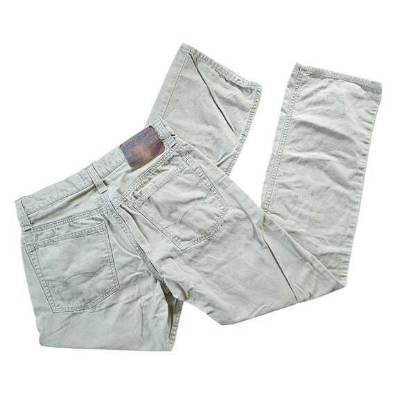 American Eagle Mens Khaki Slim Fit Casual Pants Tan Khaki Size 28 x 30 - Picture 1 of 11